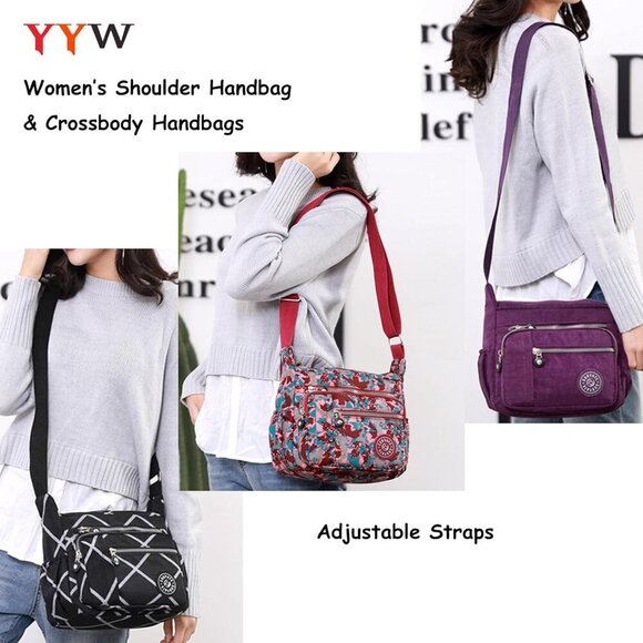 Crossbody Bag for Women Multifunctional Shoulder Handbags for Daily Use Travel W - Picture 7 of 8